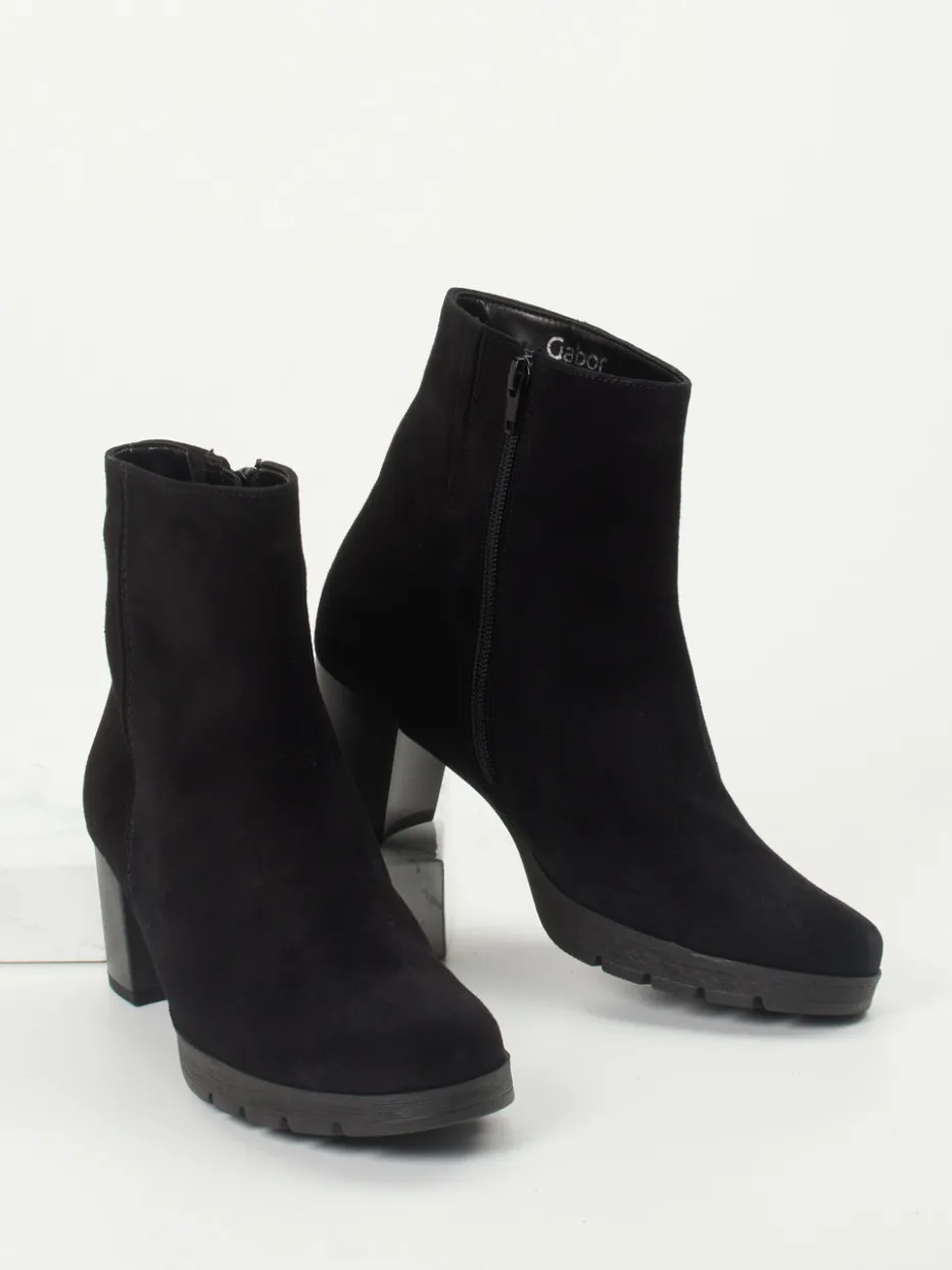 – Stiefelette aus Veloursleder*Gabor Comfort Online