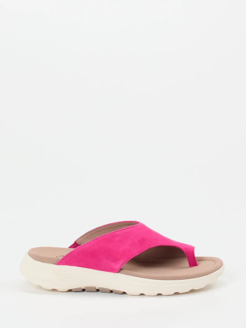 Damen Gabor Comfort – Zehentrenner aus Veloursleder