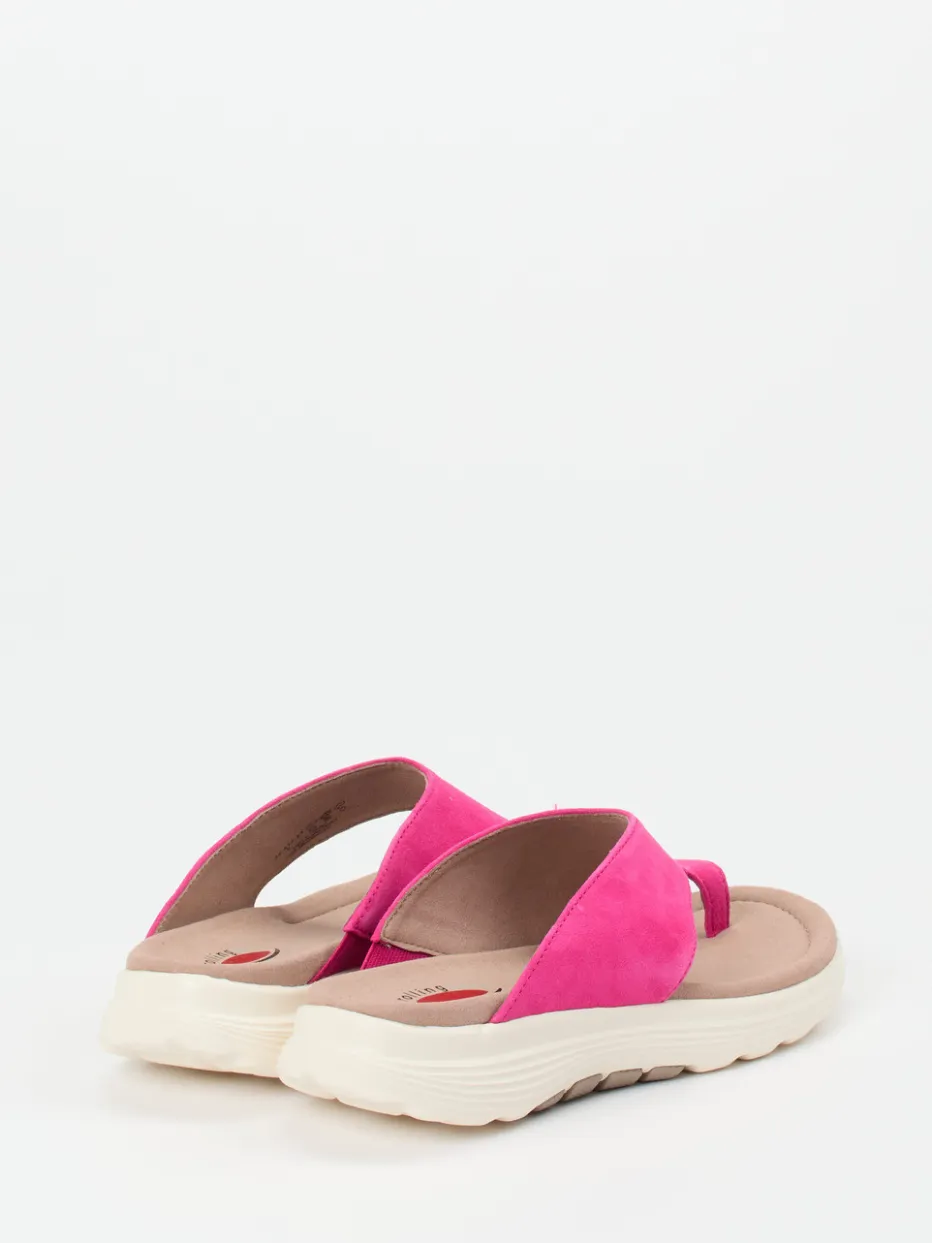 Damen Gabor Comfort – Zehentrenner aus Veloursleder