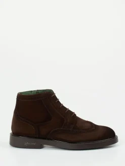 – Brogue-Boots aus Veloursleder*Galizio Torresi Outlet