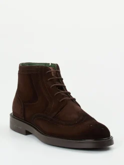 – Brogue-Boots aus Veloursleder*Galizio Torresi Outlet