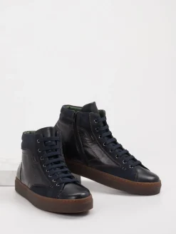 – High-Top Sneaker aus Kalbleder*Galizio Torresi Clearance