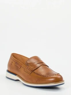 Herren Galizio Torresi – Loafer aus Kalbleder cognac