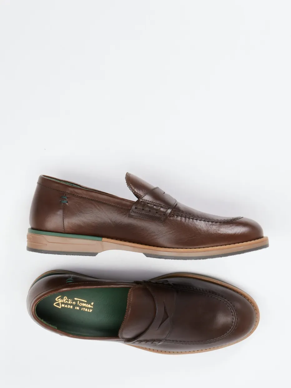 – Loafer aus Kalbleder Dunkel*Galizio Torresi Hot