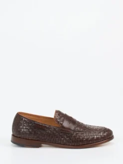 – Loafer aus Flechtleder Dunkel*Galizio Torresi Outlet
