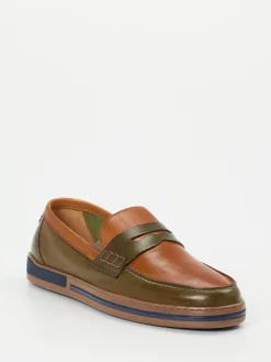 – Loafer aus Kalbleder Cognac*Galizio Torresi Sale