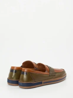 – Loafer aus Kalbleder Cognac*Galizio Torresi Sale