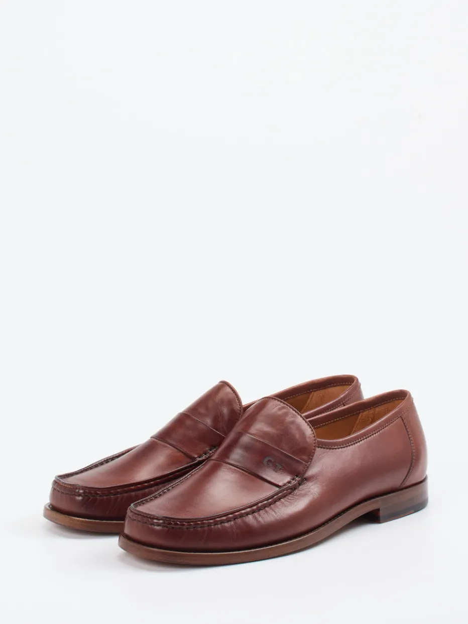 Herren Galizio Torresi – Loafer aus Kalbleder Kastanien