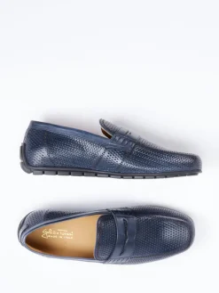 Herren Galizio Torresi – Loafer aus Glattleder Marine