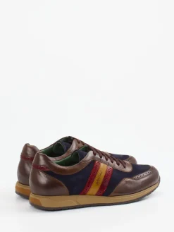 – Retro-Sneaker aus Velours- und Glattleder*Galizio Torresi