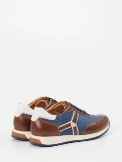 Herren Galizio Torresi – Retro-Sneaker aus Kalbleder und Canvas