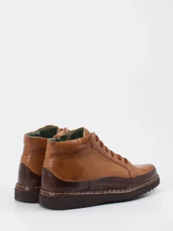 Herren Galizio Torresi – Schnürboots aus Kalbleder cognac