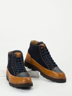 Herren Galizio Torresi – Schnürboots aus Veloursleder Dunkel