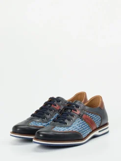 – Schnürschuh aus Kalbleder und Textil*Galizio Torresi New