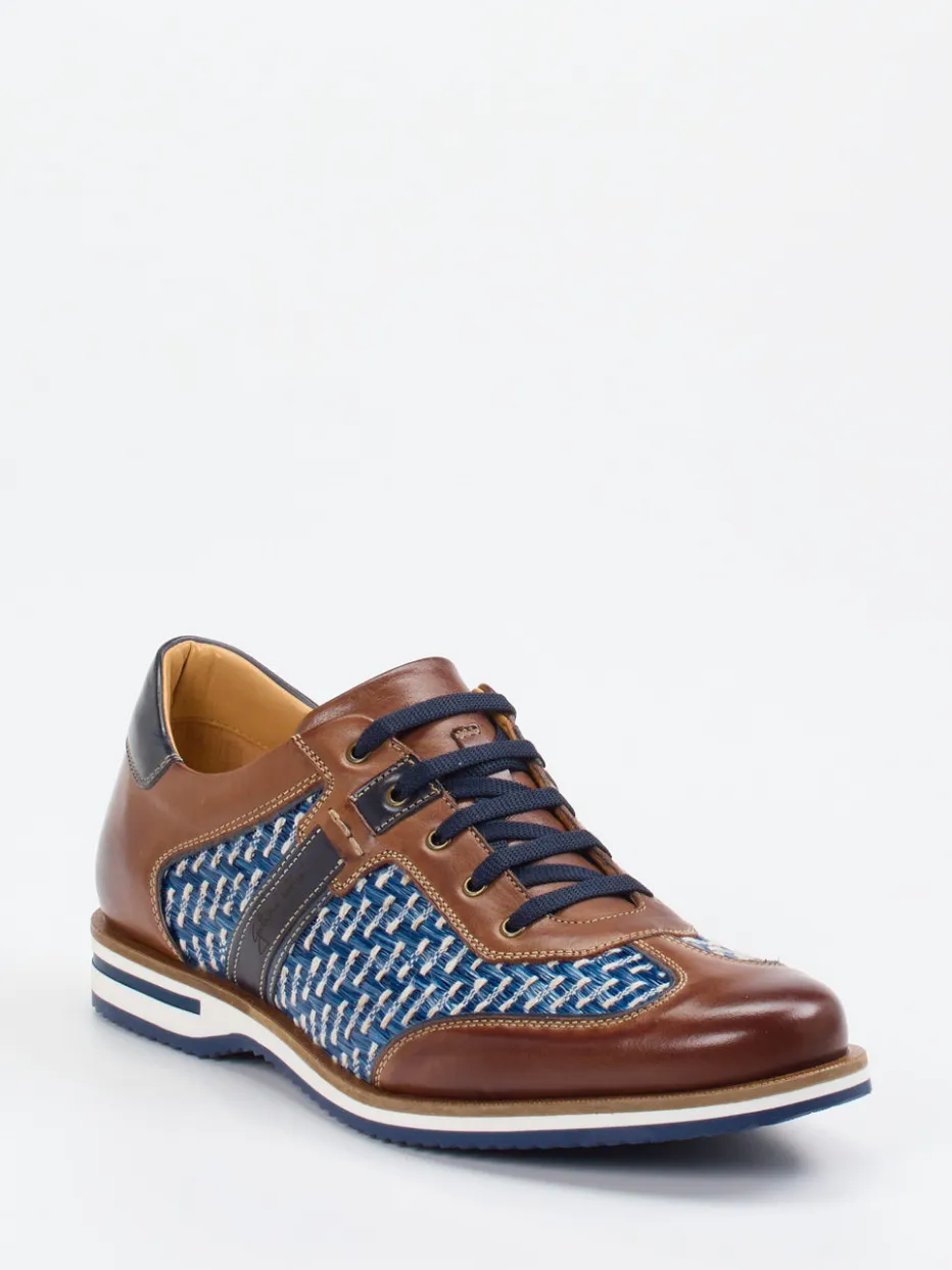 Herren Galizio Torresi – Schnürschuh aus Kalbleder cognac