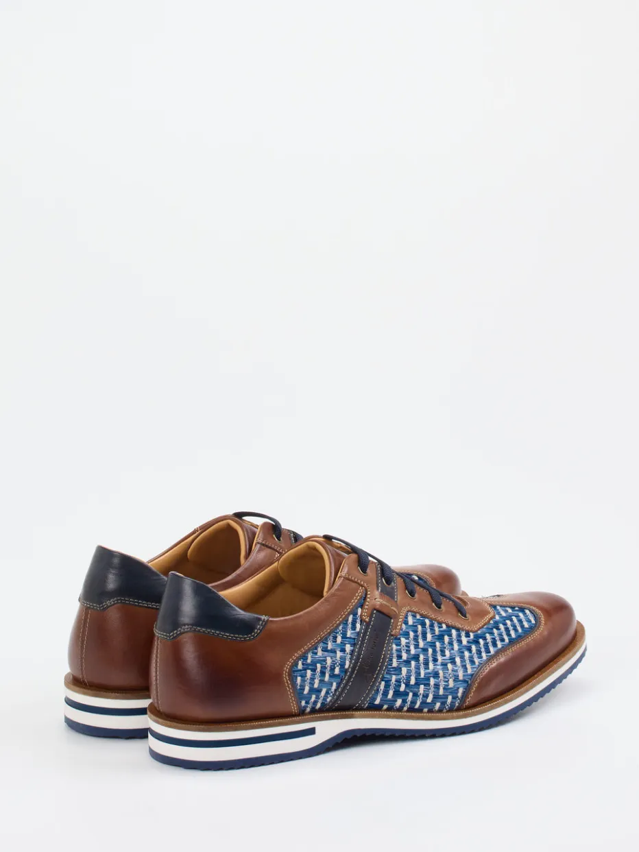 Herren Galizio Torresi – Schnürschuh aus Kalbleder cognac