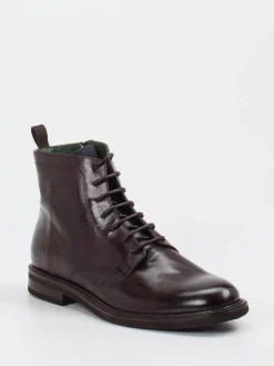 Herren Galizio Torresi – Schnürstiefeletten aus Kalbleder Dunkel