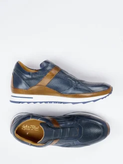 – Slip-On Sneaker aus Kalbleder Dunkel*Galizio Torresi New