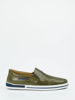 – Slip-On Sneaker aus Glattleder Oliv*Galizio Torresi Best