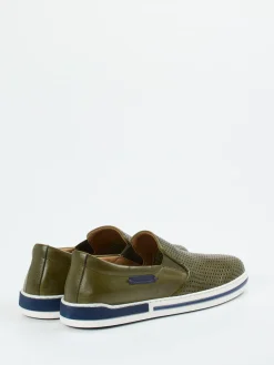 – Slip-On Sneaker aus Glattleder Oliv*Galizio Torresi Best