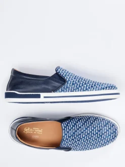 – Slip-On Sneaker aus Textil und Leder*Galizio Torresi Hot
