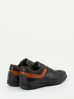 – Slip-On Sneaker aus Kalbleder dunkelbraun*Galizio Torresi Outlet