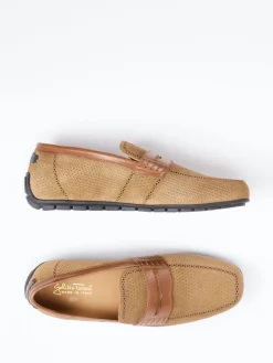 Herren Galizio Torresi – Slipper aus Veloursleder in