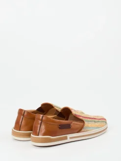 – Slipper aus Textil und Kalbleder color*Galizio Torresi Outlet