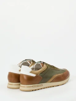 – Sneaker aus Kalbleder in Oliv*Galizio Torresi Sale