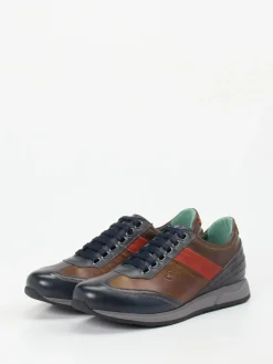 – Sneaker aus Kalbleder in Multicolor*Galizio Torresi