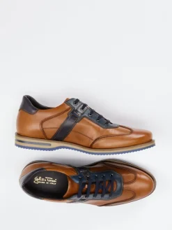 – Sneaker aus Kalbleder cognac*Galizio Torresi Discount