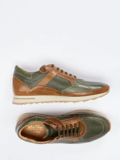 Herren Galizio Torresi – Sneaker aus Kalbleder Oliv