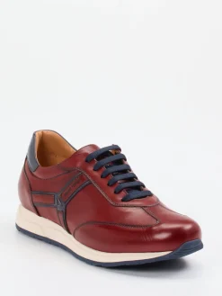 – Sneaker aus Kalbleder Bordeaux*Galizio Torresi Sale