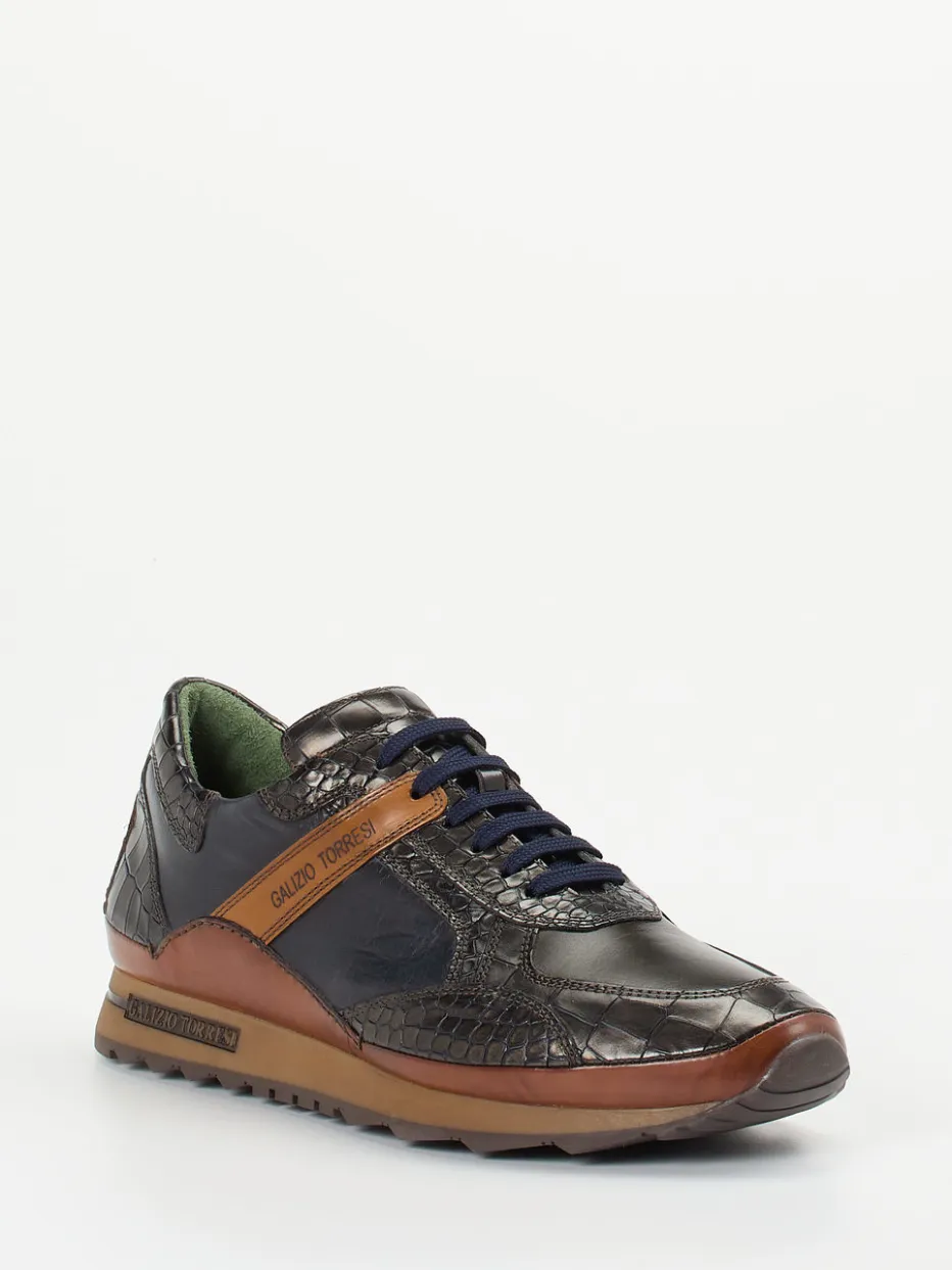 – Sneaker aus geprägtem Leder in*Galizio Torresi Online