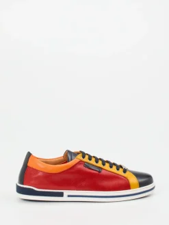 – Sneaker aus Kalbleder im Color-Blocking*Galizio Torresi Sale