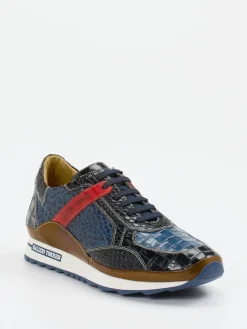 – Sneaker aus geprägtem Leder*Galizio Torresi New