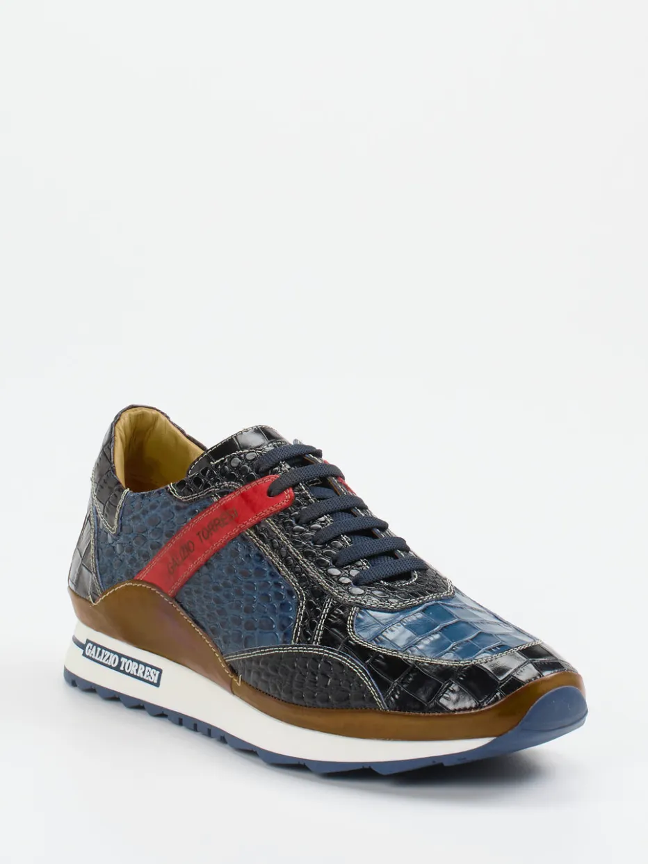 – Sneaker aus geprägtem Leder*Galizio Torresi New