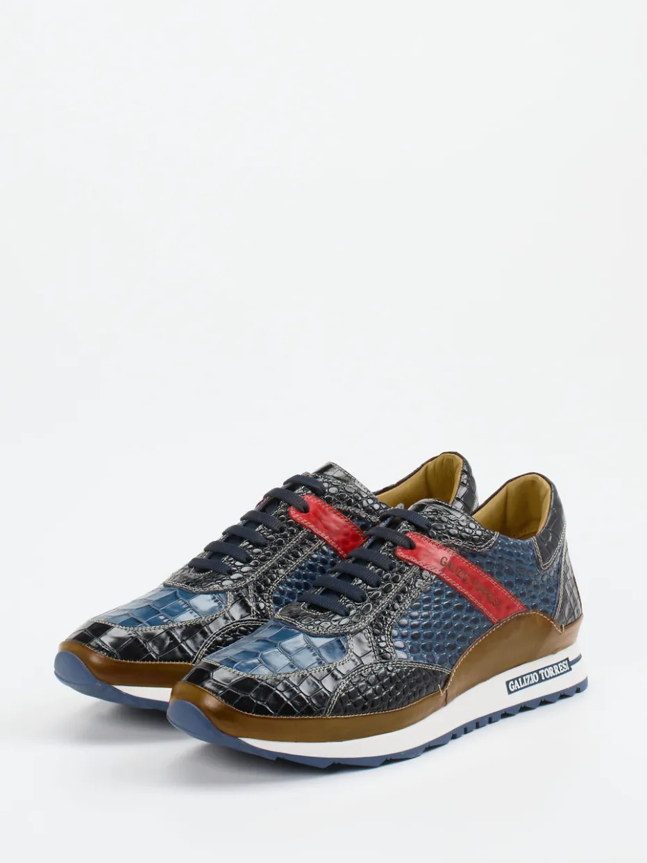 – Sneaker aus geprägtem Leder*Galizio Torresi New