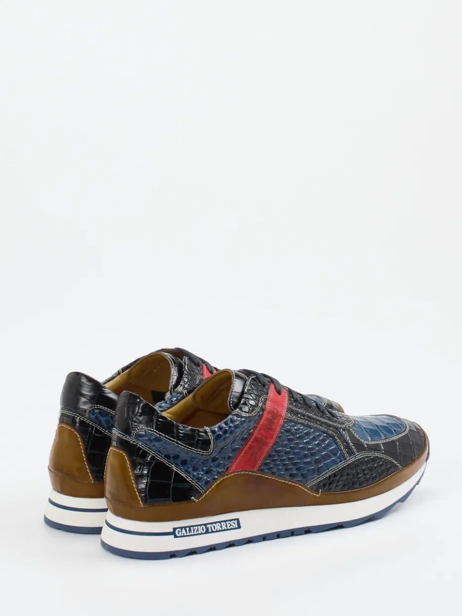 – Sneaker aus geprägtem Leder*Galizio Torresi New