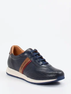 Herren Galizio Torresi – Sneaker aus perforiertem Leder Dunkel