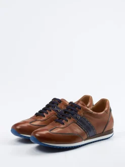 Herren Galizio Torresi – Sneaker aus Kalbleder cognacfarben