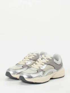 Damen Gant – Chunky Sneaker aus Metallicleder und Velours