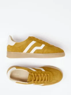 – Retro-Sneaker aus Veloursleder senf*Gant Sale