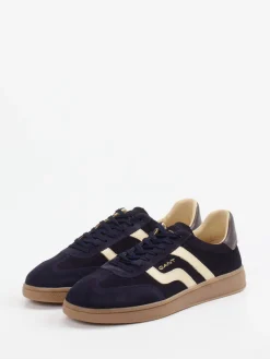 Herren Gant – Retro-Sneaker aus Veloursleder Dunkel