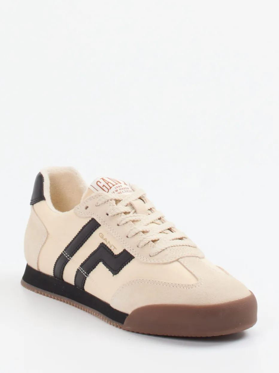 Damen Gant – Retro-Sneaker aus Velours und Nylon