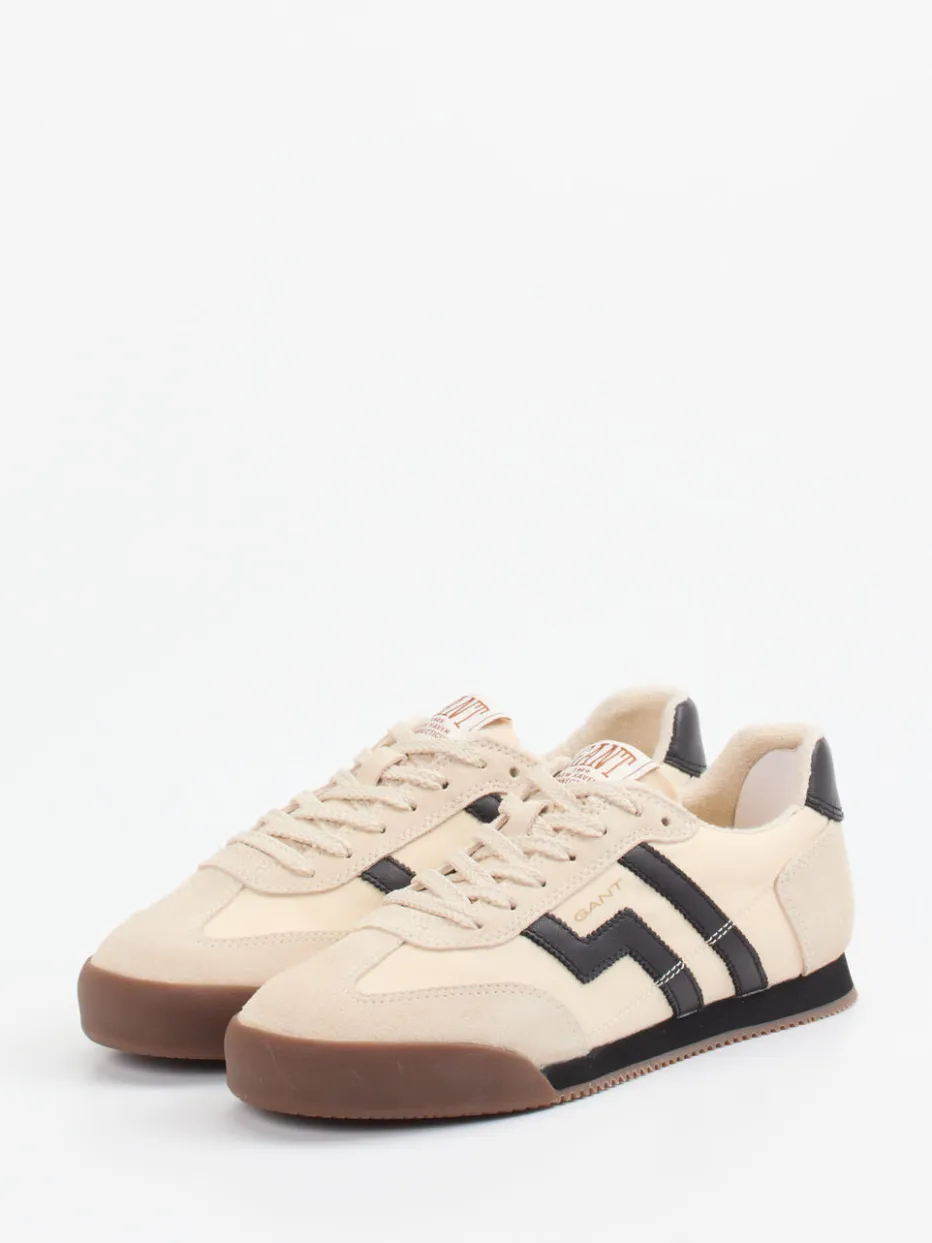 Damen Gant – Retro-Sneaker aus Velours und Nylon