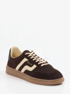 Herren Gant – Retro-Sneaker aus Veloursleder Dunkel