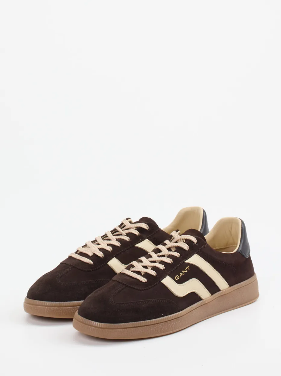 Herren Gant – Retro-Sneaker aus Veloursleder Dunkel