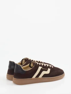 Herren Gant – Retro-Sneaker aus Veloursleder Dunkel