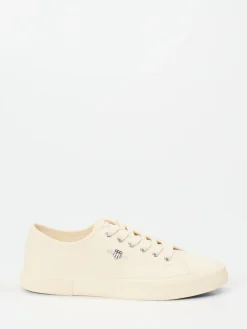 Herren Gant – Sneaker aus Canvas in Cremeweiß
